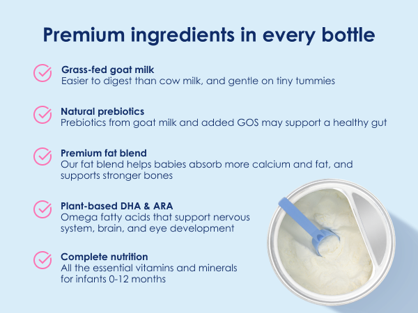 Amazon.com: Kabrita Goat Milk-Based Infant Formula Powder with