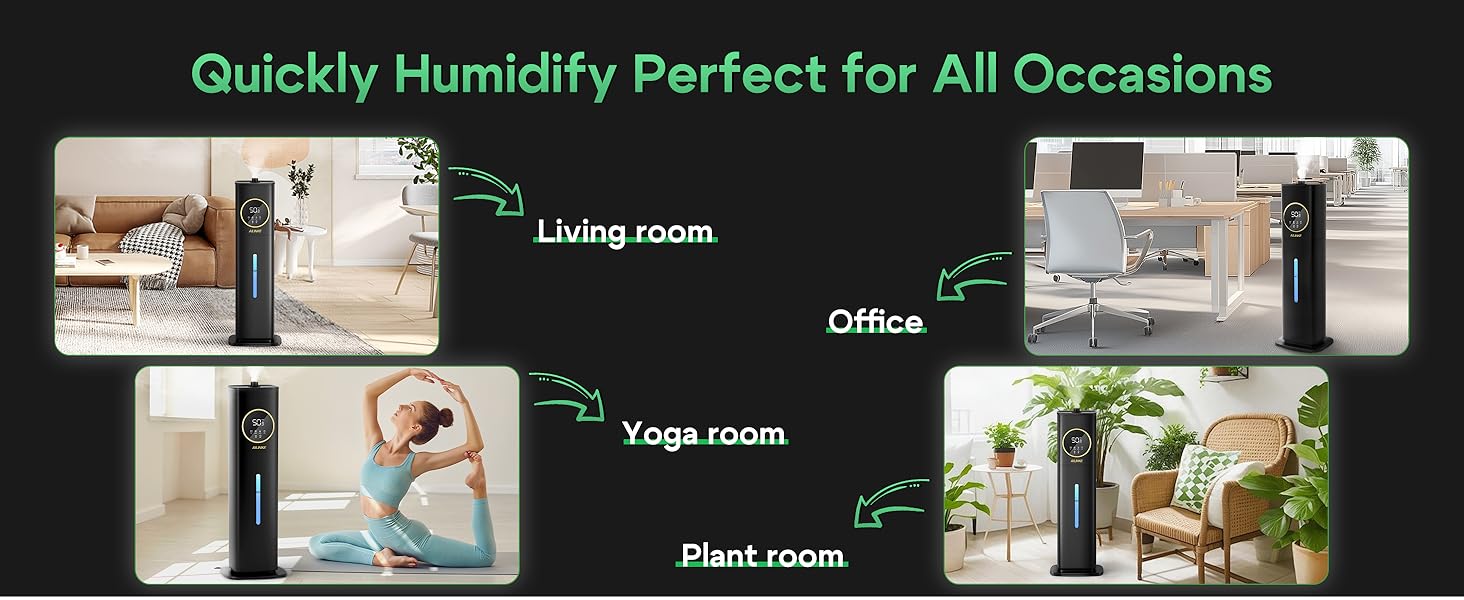 AILINKE Humidifiers for Bedroom