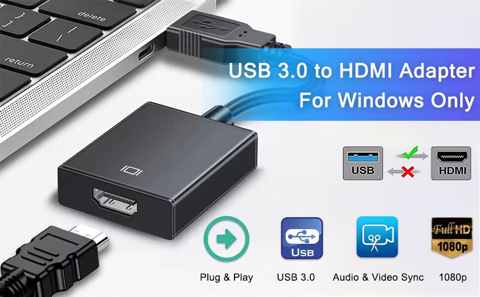 USB 3.0 to HDMI Adapter