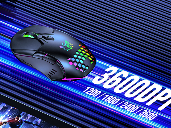 Adjustable DPI Up to 3600