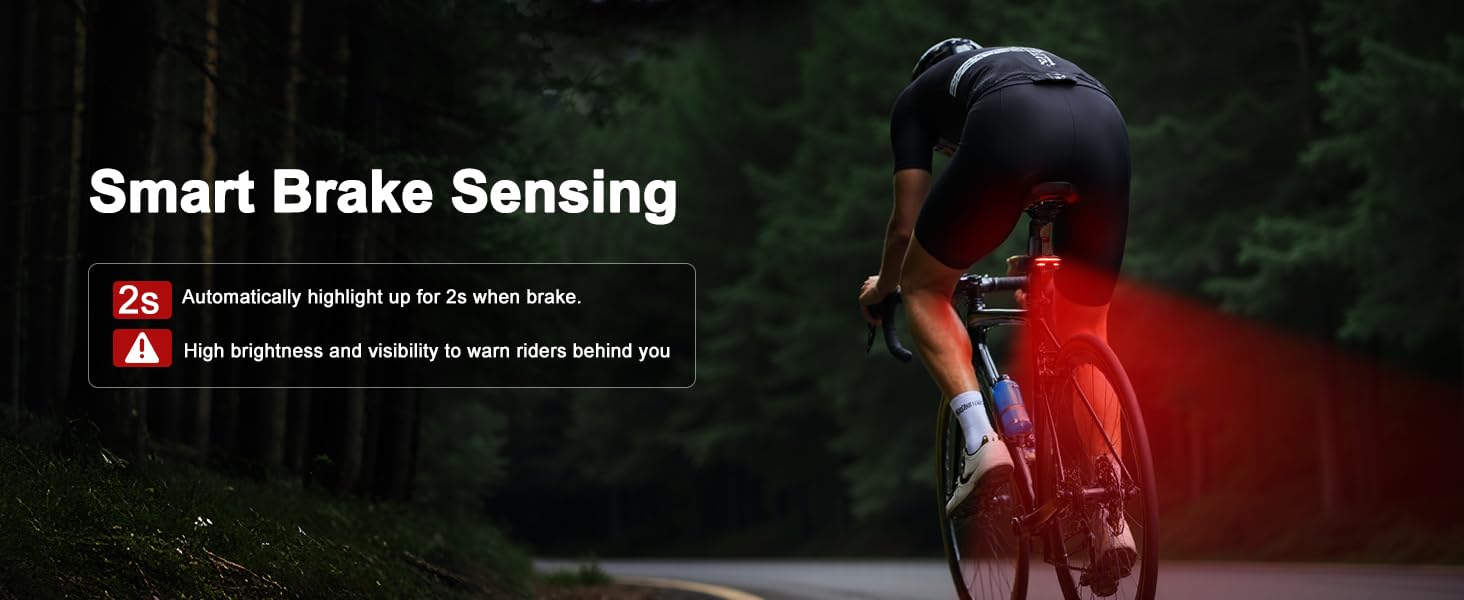 ONVIAN 2 in 1 Bike Alarm with Taillight, USB Rechargeable 105dB Anti-Theft Bicycle Alarm Brake Sensing Rear Light, IP65 Waterproof 4 Modes Safety Flash,Vibration Sensor Ebike Warning 1.5H Fast Charge Visit the Onvian Store Smart Alarm Tail Light2