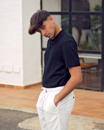 Men's Knit Polo Shirts