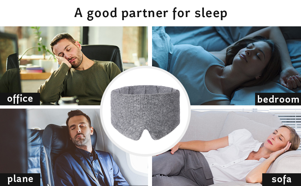 Sleeping mask gray