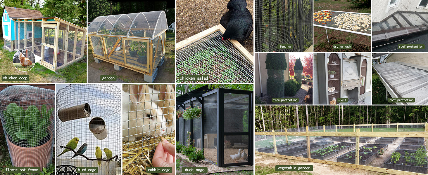 Thinkahead Hardware Cloth 1/2 inch 24 X 100 ft 19 Gauge, Galvanized