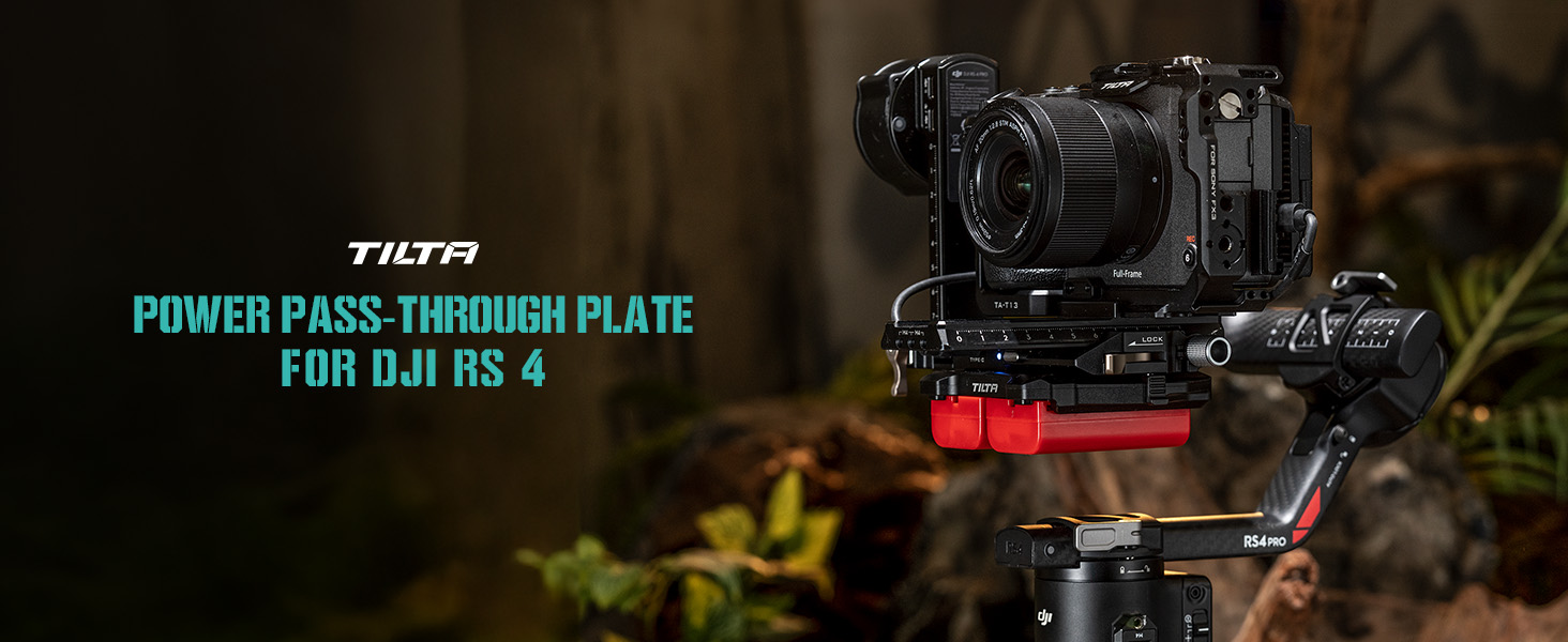 Tilta Battery Plate to DJI RS 4 Power PassThrough Plate