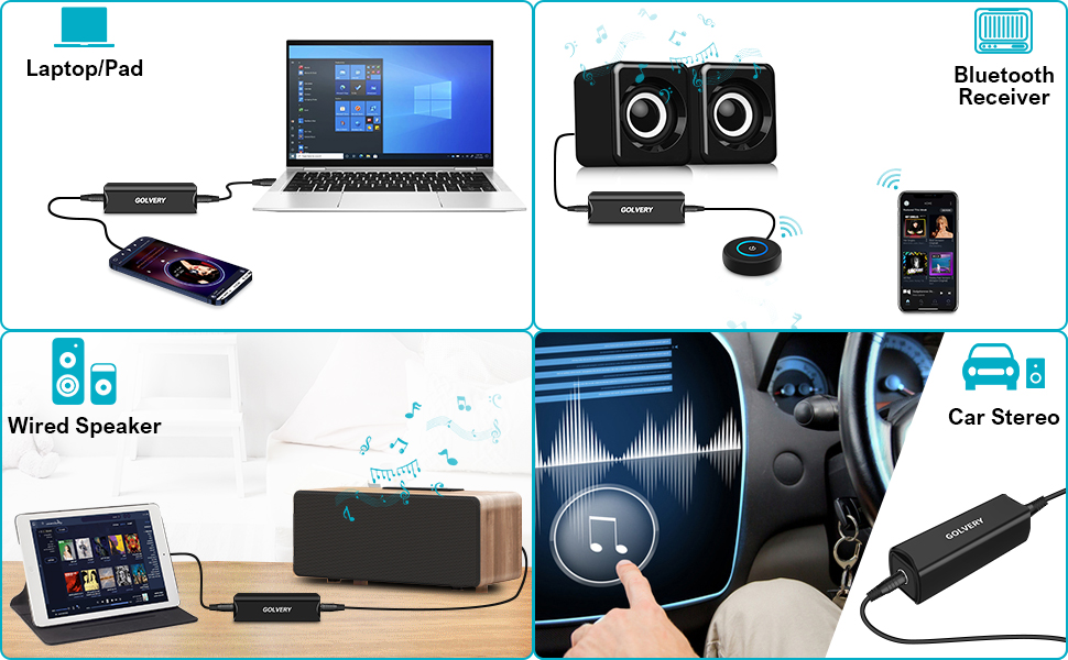 Golvery Ground Loop Noise Isolator, Auido Humming Hissing