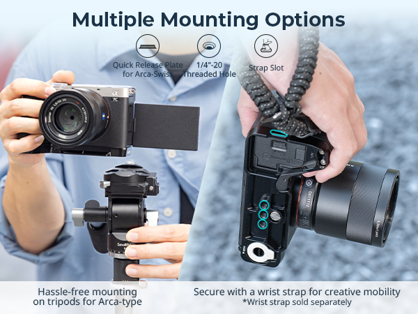 Amazon | SmallRig A7C II/A7CR用 ハンドグリップ L型グリップ