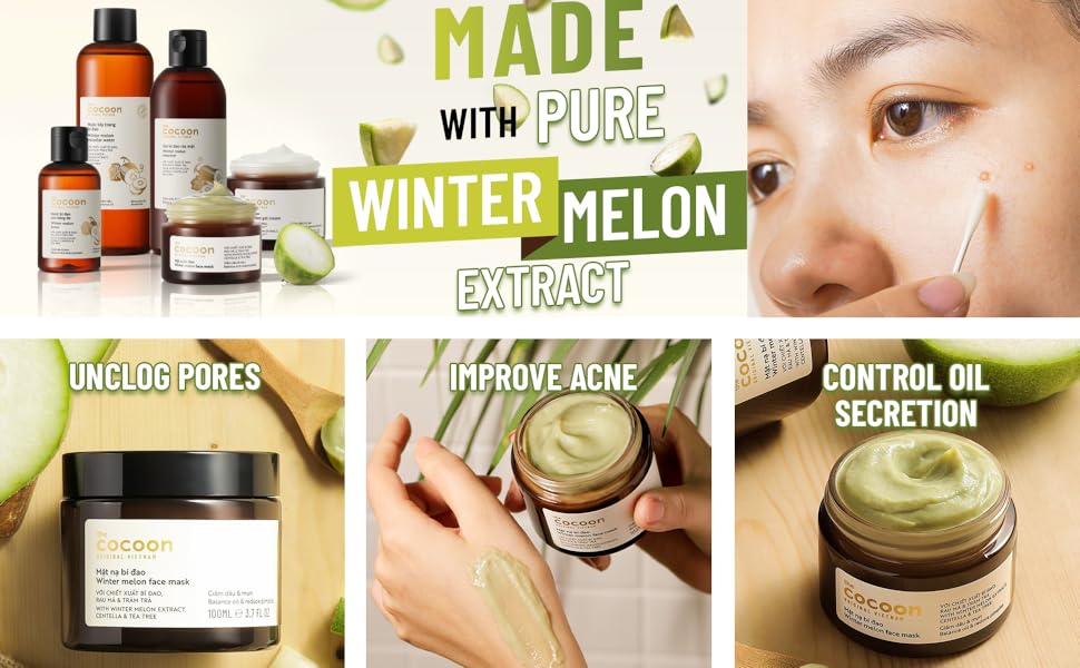 Cocoon Original Winter Melon Face Mask