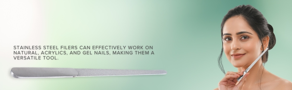 stainless steel nail filer