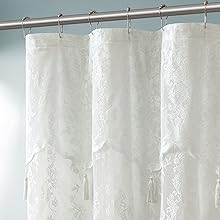 Ivory Lace Shower Curtain