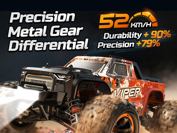Amazon.com: DEERC H16R Brushless Fast RC Cars,1:16 52KM/H