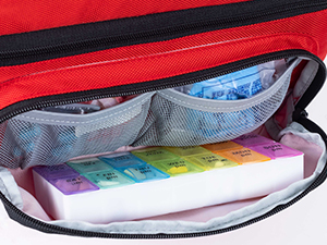 Double Layers Medicine Organizer