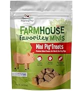 Manna Pro Farmhouse Favorites – Mini Pig Treats – Baked Snack for Mini & Tea-Cup Pigs – Hand Mixe...