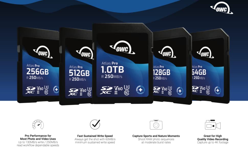 OWC Atlas Pro SDXC UHS-II V60