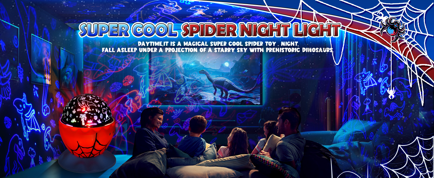 spider night light