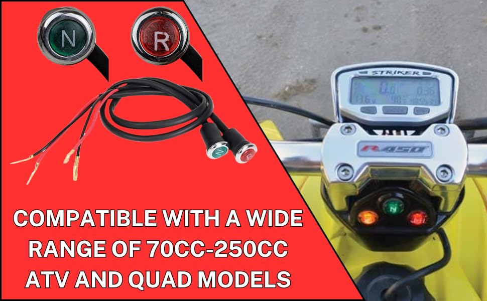 Amazon.com: RedCap 12V Neutral Reverse Gear Indicator Light