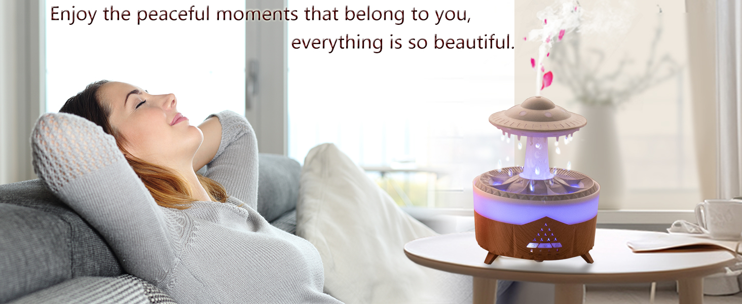 aromatherapy raindrop humidifier