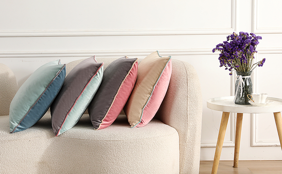 Throw Pillow Covers Decorative Throw Pillow Covers Square Cushion Covers for Sofa Couch 