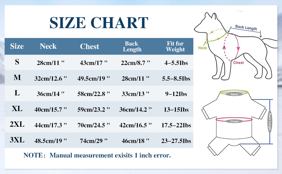 COLOFFE Reflective Ultralight Extra Warm Dog Coat Waterproof Winter Dog