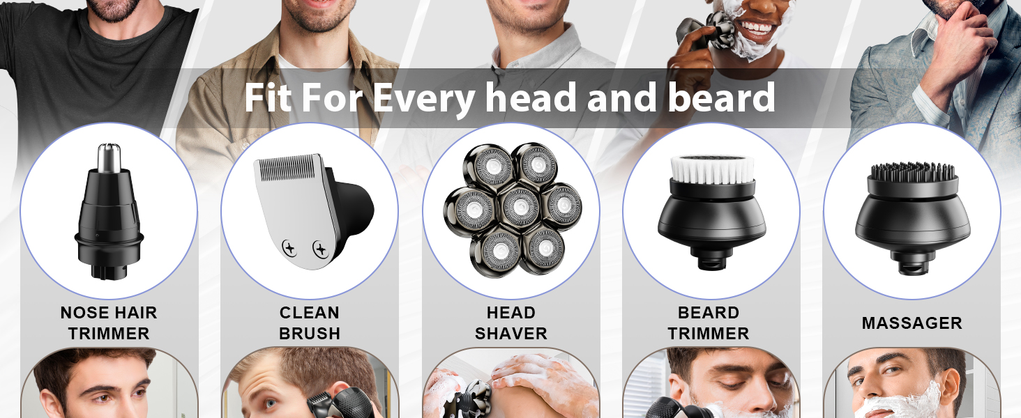 Detachable Head Shavers