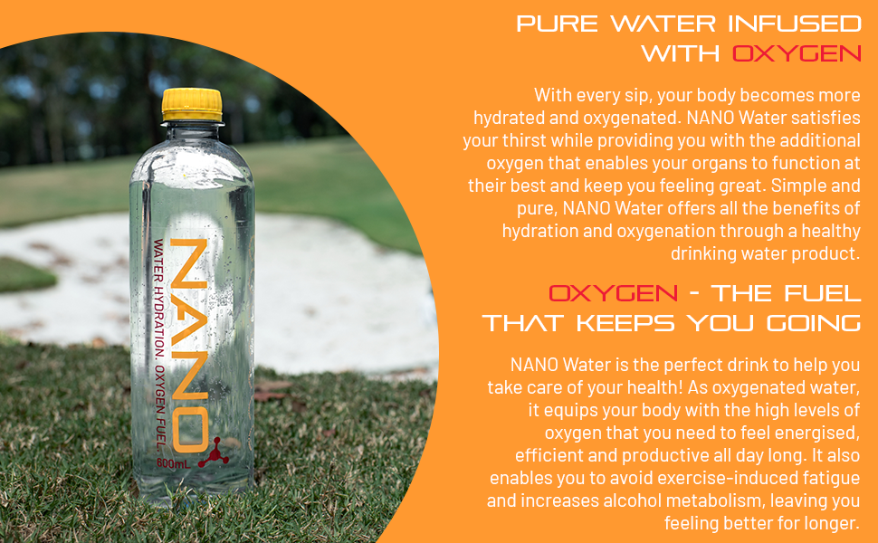 Nano Bubble Nano Water with Billions of NANO Bubbles of Oxygen (Pack of