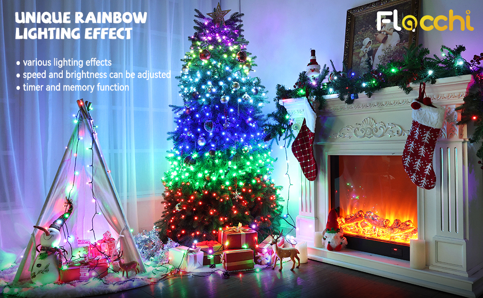 Christmas tree decoration lights