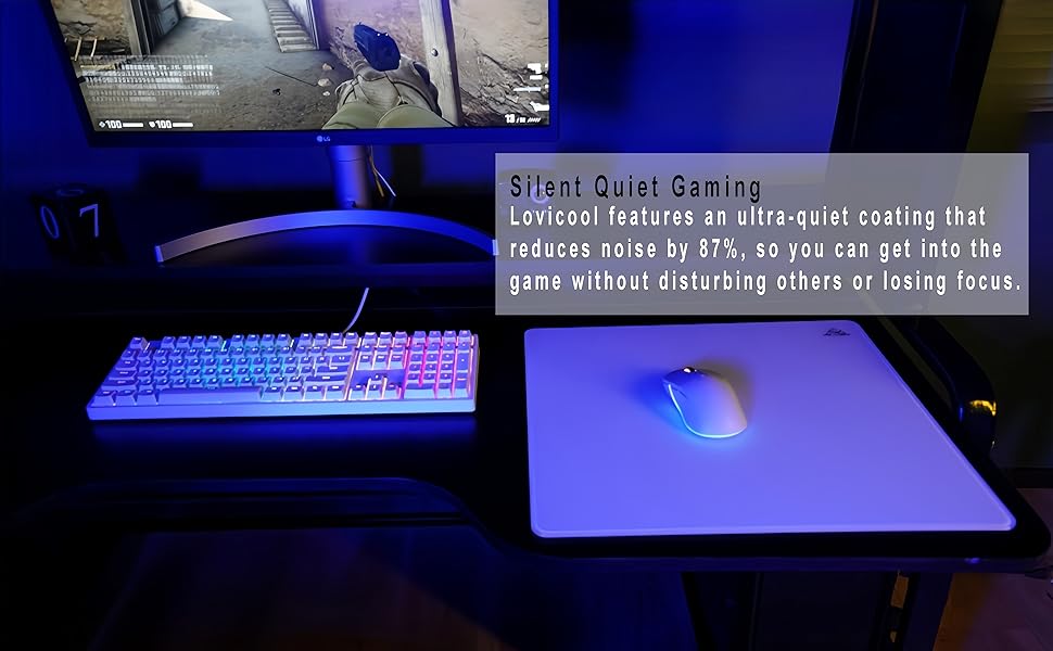 Glass Pad Gaming Mouse Pad