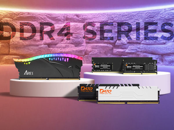 DATO 32GB RAM (16GBx2), DDR4 3200MHz with Heatsink, PC4-25600 CL16