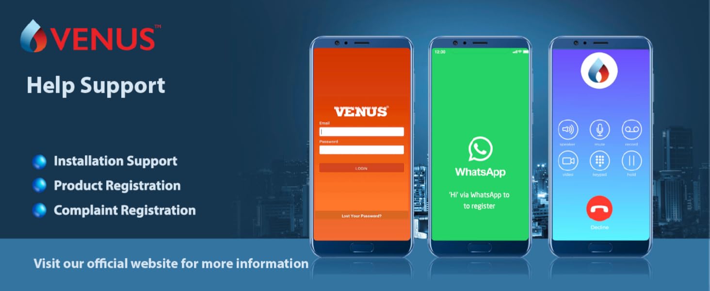 venus customer support