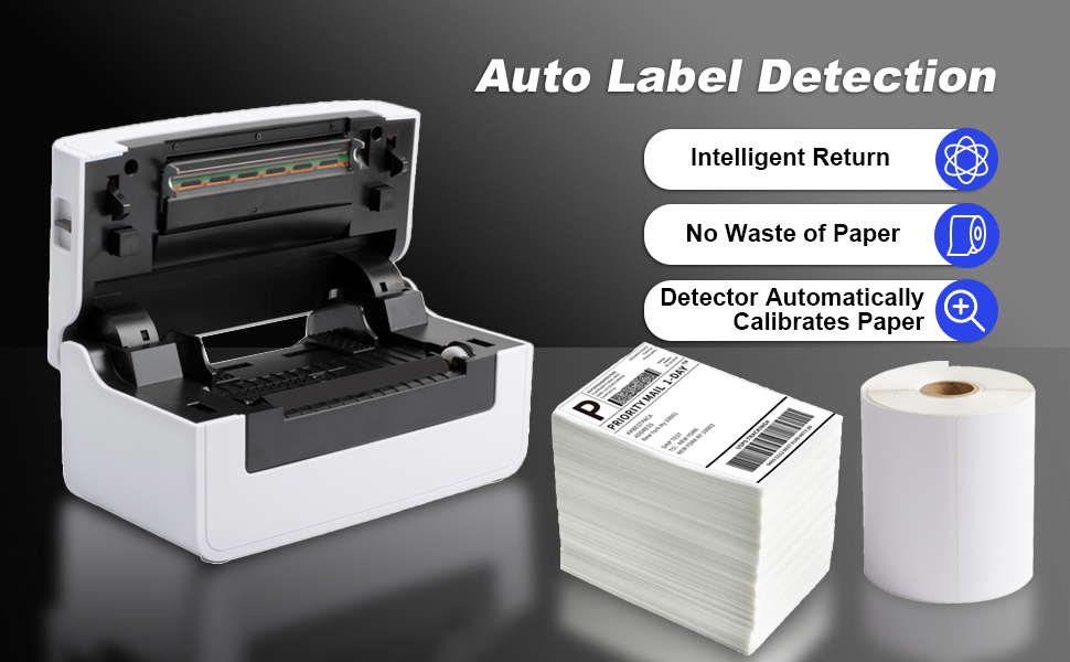 NefLaca Thermal Label Printer,High Speed 4x6 USB Shipping Label Printer