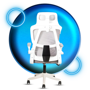  Com apoio de braços, Com encosto de cabeça, Escritório ajustável, Escritório estofada