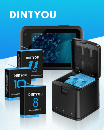 DINTYOU 2 Pack Batteries and charger