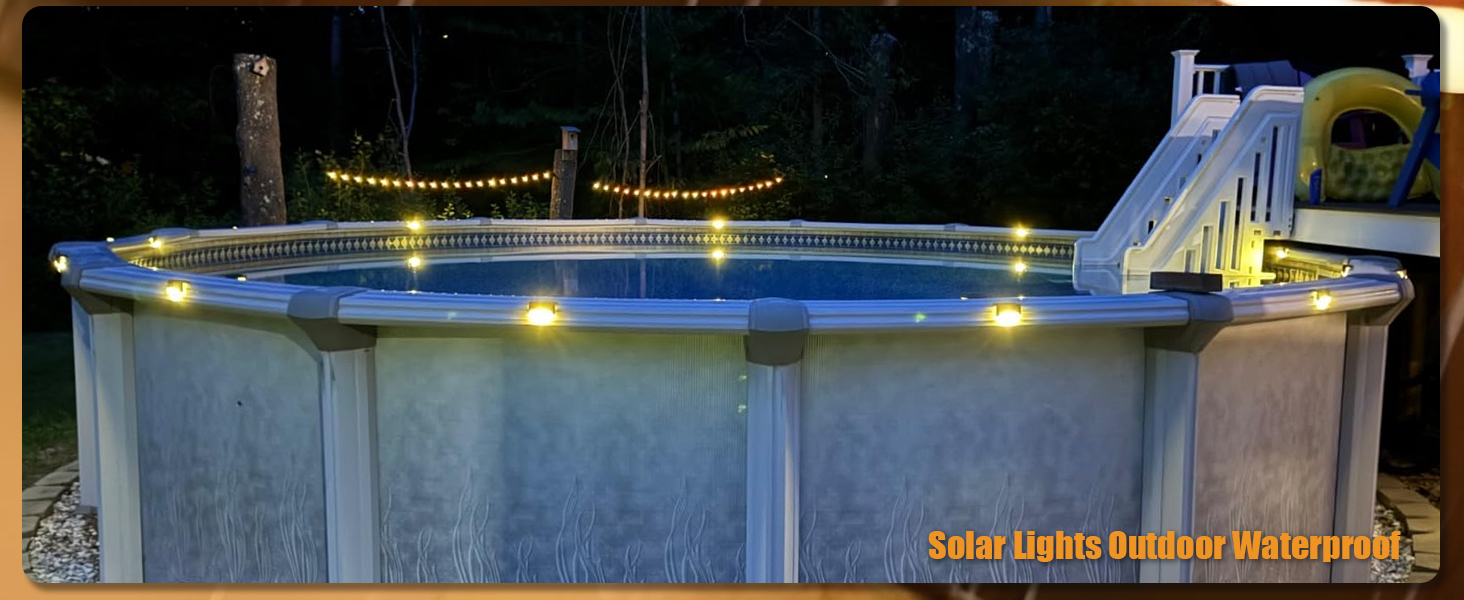 solar lights outdoor waterproof backyard lights outdoor