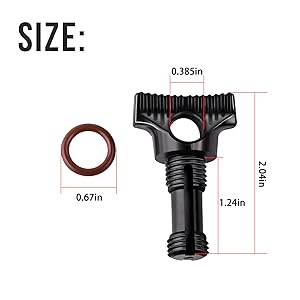 Aren Amazon.com: SeDeplacer 7870510 Air Bleed Plug with O-Ring