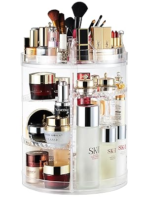 rotating makeup organizer