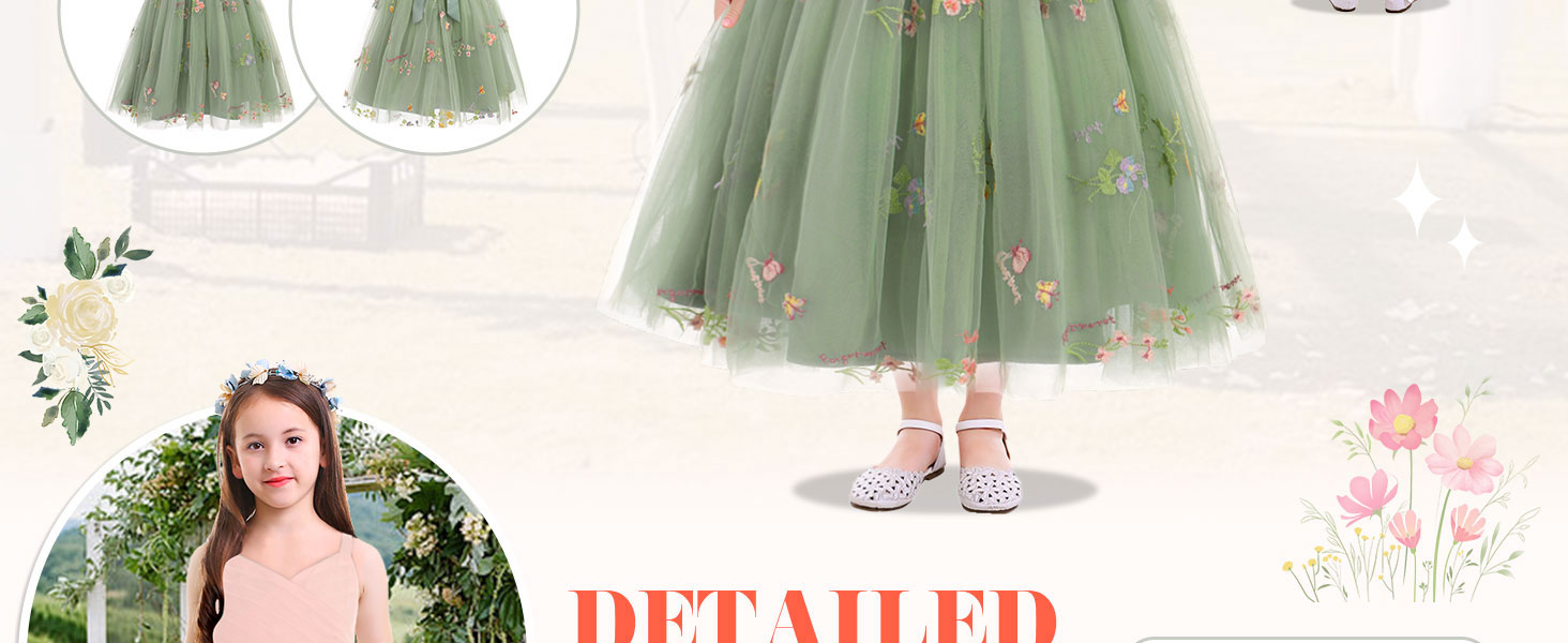 sage green dresses for girls