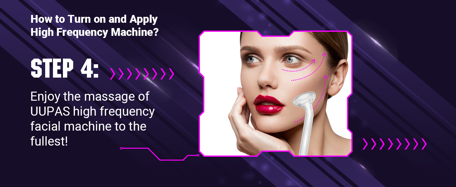 High Frequency Wand UUPAS High Frequency Facial Device