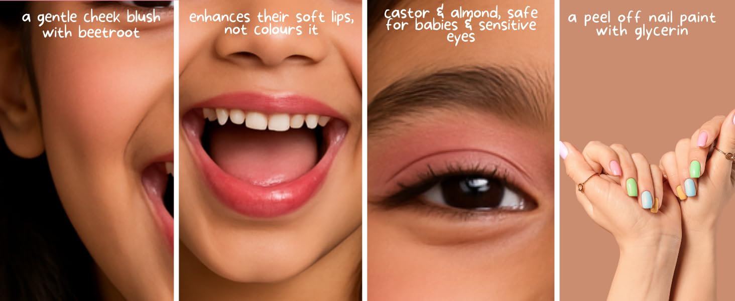 tuco kids children kids makeup make up lip box kit moisturizing organic natural SPN-BNB85