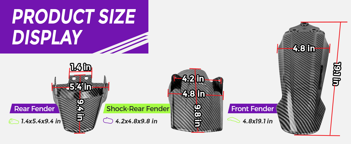 surron rear fender