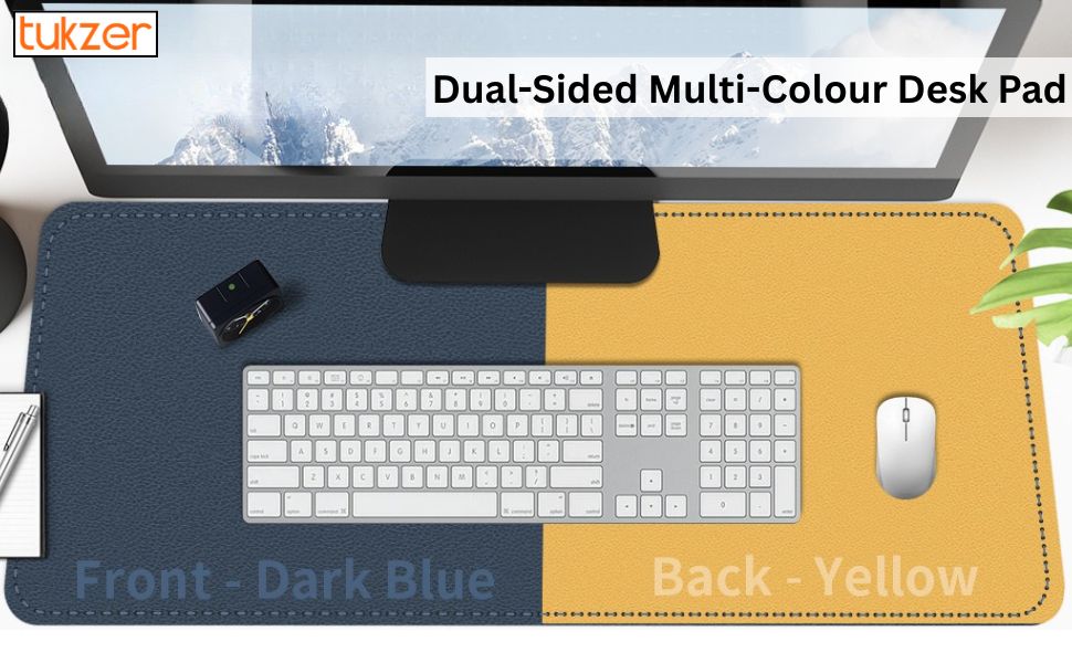 Tukzer Extended Vegan PU Leather Mouse Pad Desk mat
