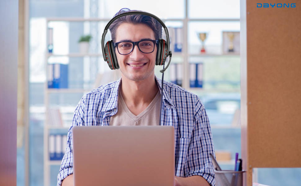 DAYONG Gaming Headset,3.5mm Wired Over-Head Stereo Headband Noise ...