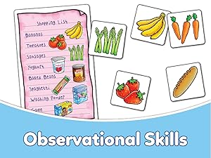 orchard toys shopping list game guessing travel for kids fun activity memory cards brain games
