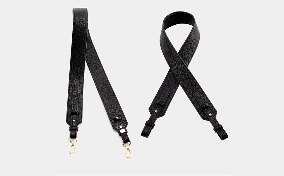 Tasbagshop wide purse strap replacement leather crossbody bag straps