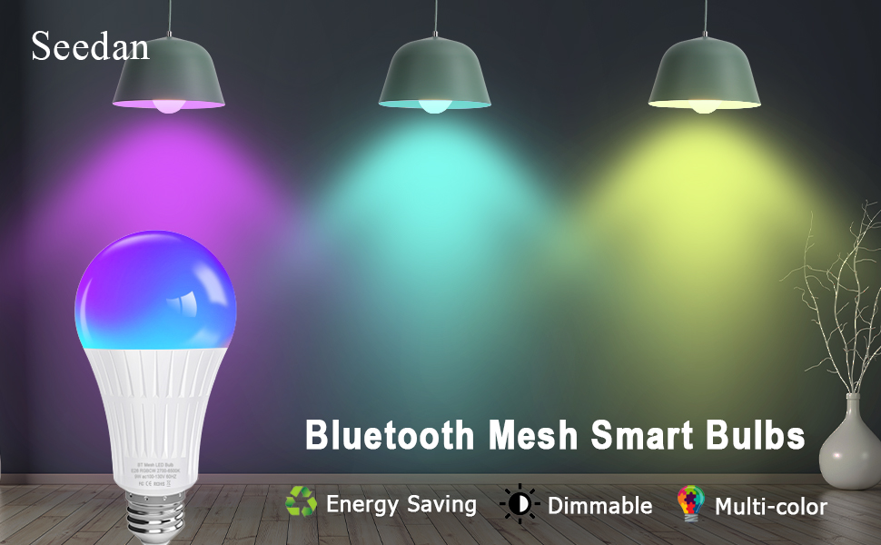 Smart Light Bulbs, Color Changing Light Bulbs, Smart Bulbs That Compatible with Alexa, Smart