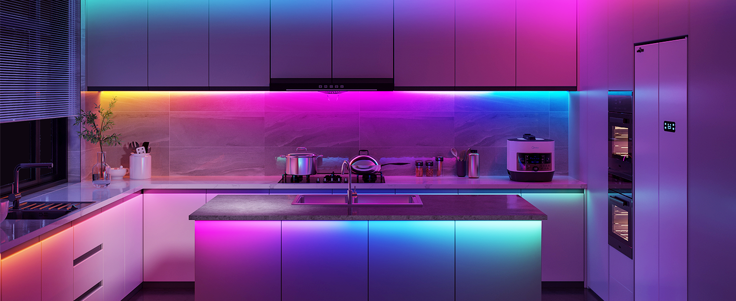 Govee RGBIC LED Strip Lights M1 with Matter, 2m WiFi LED Lights for