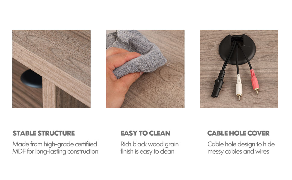 FITUEYES Concise Floating TV Stand Shelf Wall Mounted