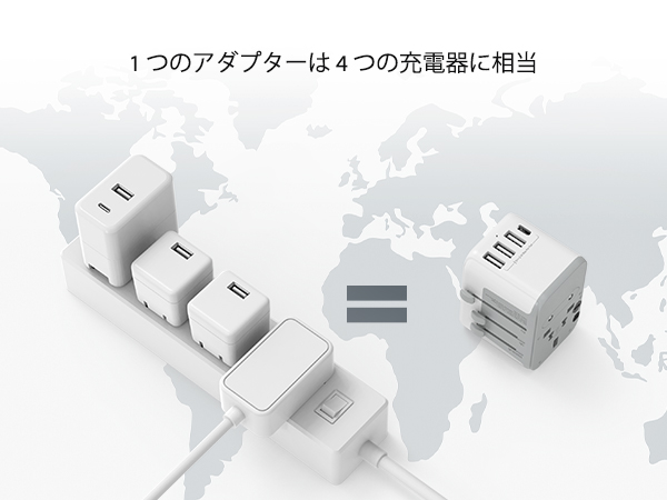 Amazon.co.jp: 海外 変換プラグ TESSAN コンセント変換プラグ 全