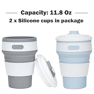 collapsible cup pink foldable silicon cup camping cup collapsible folding drinking cup