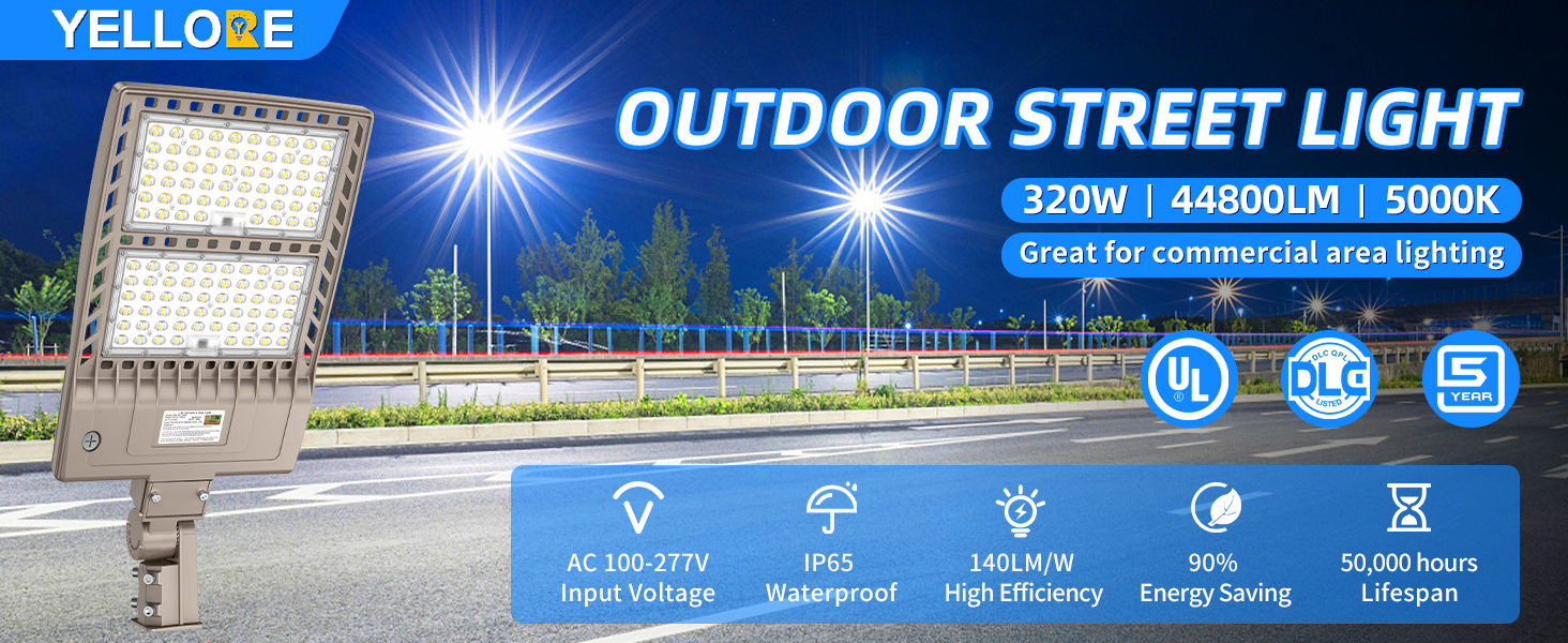 300w parking lot light