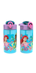 Disney Princess plastic water bottles